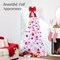 Best Choice Products Pre-Lit Premium Hinged White Artificial Christmas Pine Tree w/ Lights, Stand, PVC Branch Tips